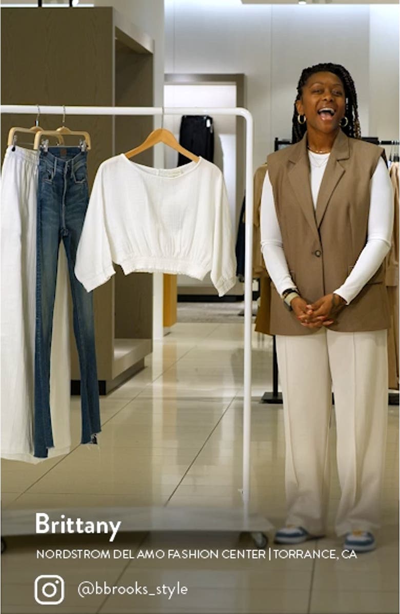 Sunset Crop Blouse, sales video thumbnail