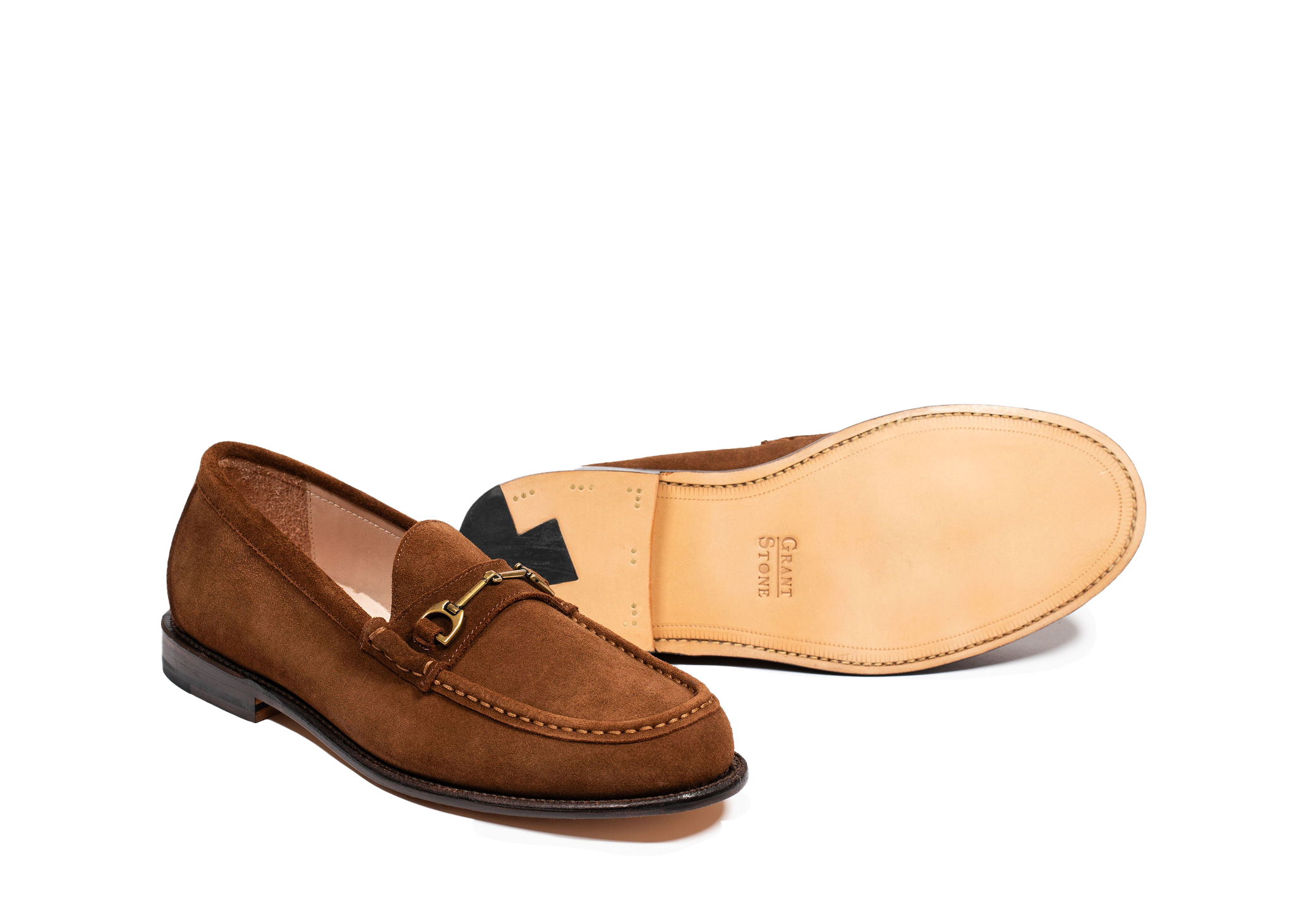 Horsebit Loafer, Alternate, color, Bourbon Suede