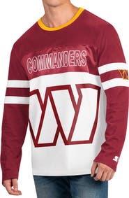 STARTER Men's Starter Burgundy/White Washington Commanders Halftime Long Sleeve T-Shirt