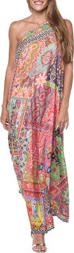 RANEES One-Shoulder Cover-Up Maxi Dress