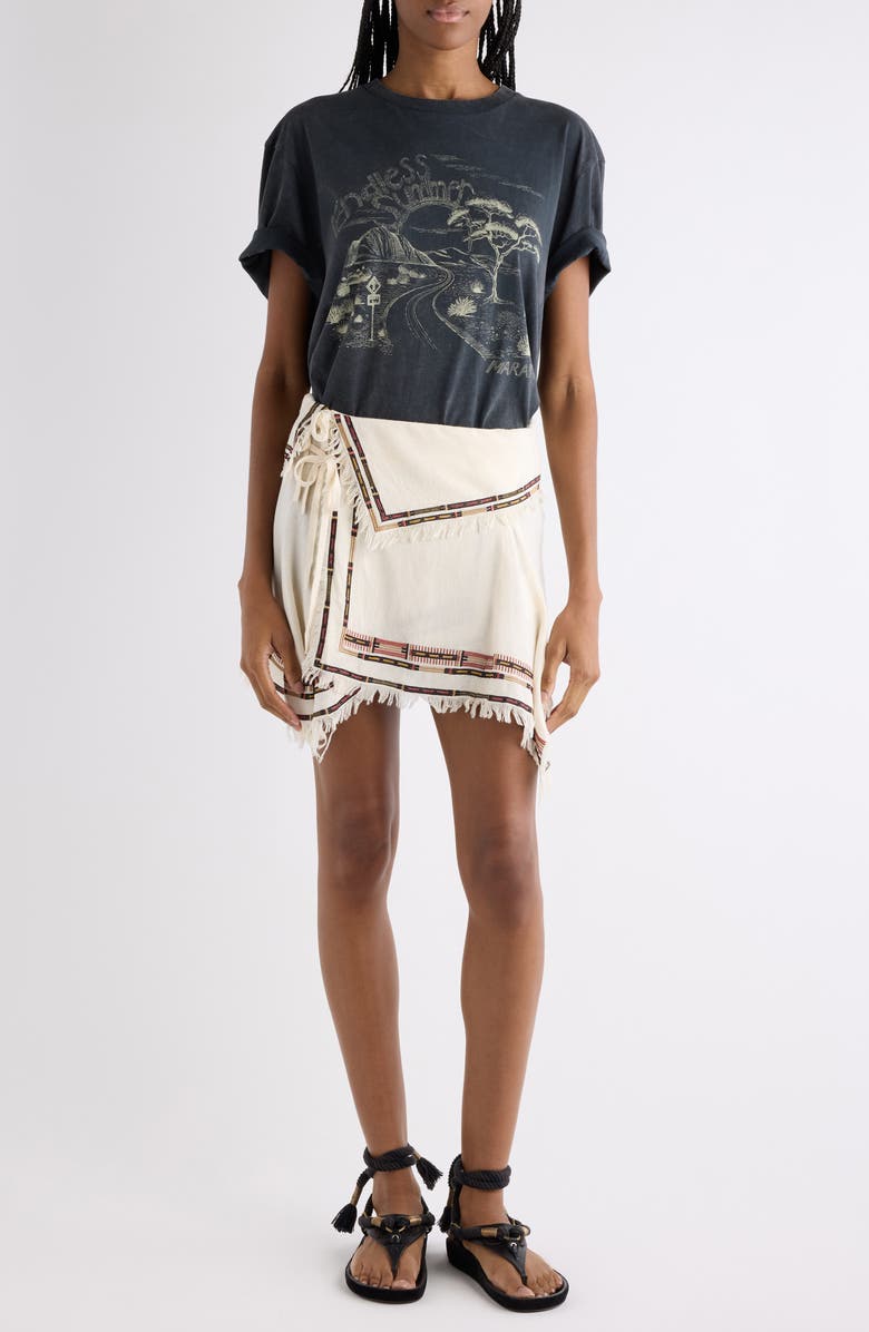 Isabel Marant Zewel Graphic T-Shirt, Alternate, color, Faded Black