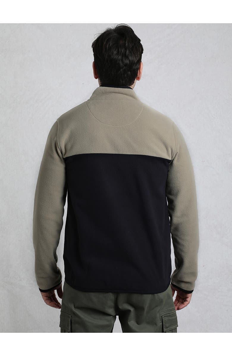 Weird Fish Tristan 1/4 Zip Microfleece, Alternate, color, Flint Stone