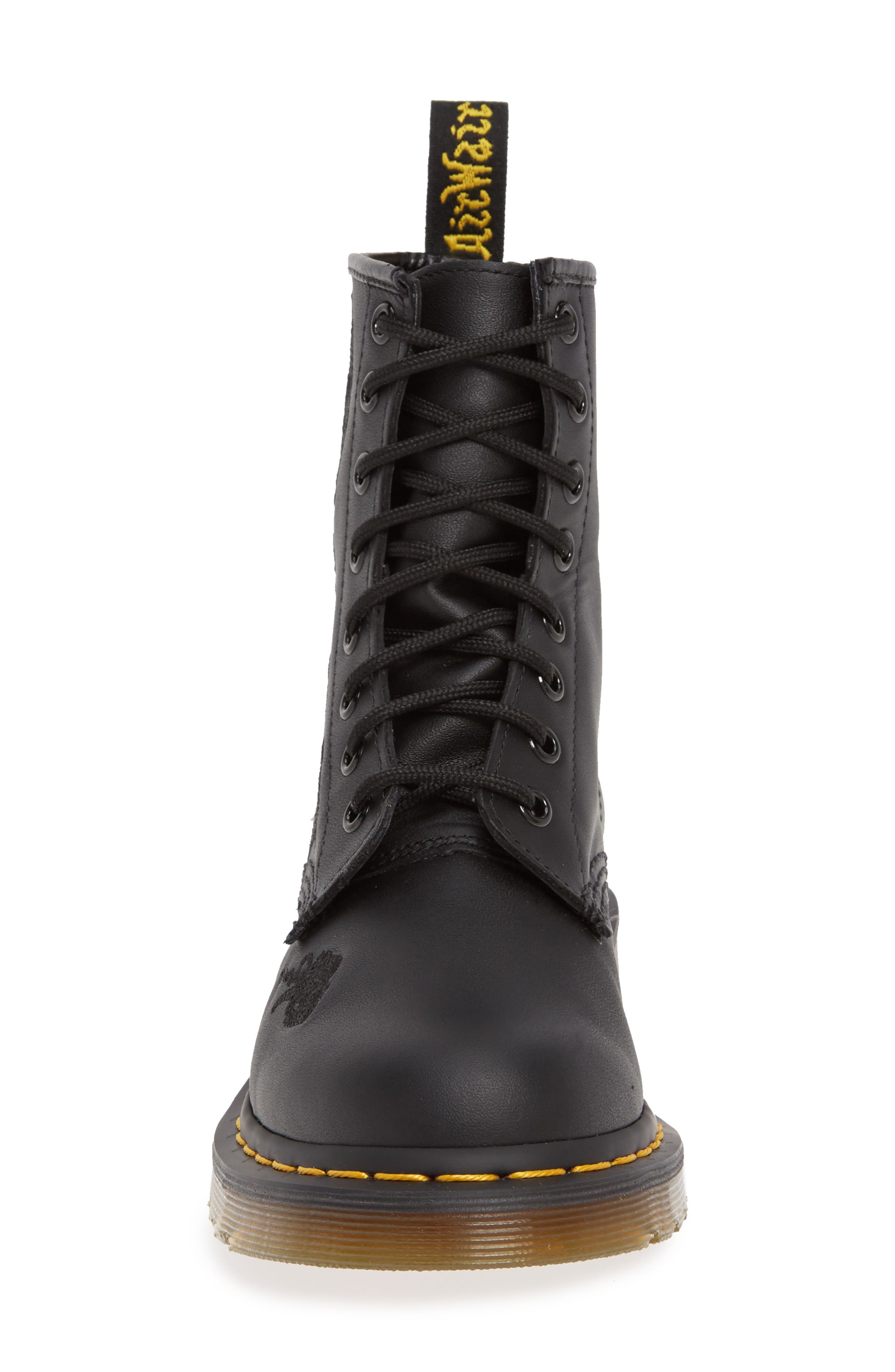 Dr. Martens 1460 Vonda Embroidered Bootie, Alternate, color, 