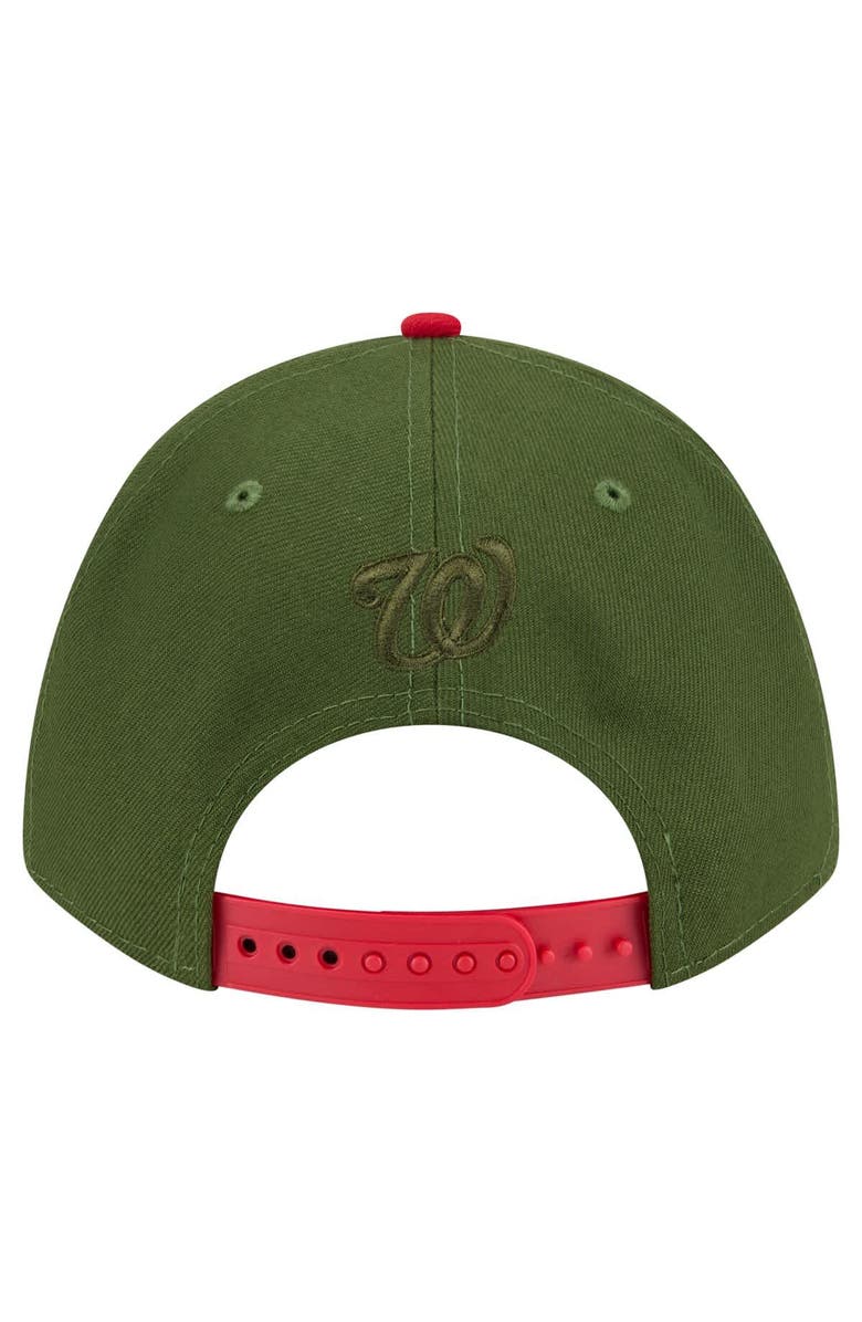 New Era Men's New Era Dark Green Washington Nationals City Feature 9FORTY A-Frame Adjustable Hat, Alternate, color, Dark Green