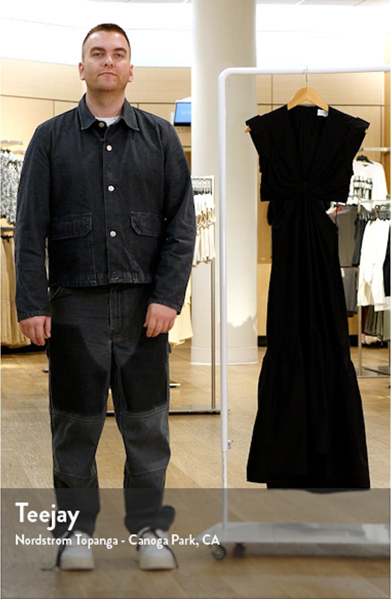 Alexandria Cutout Cotton Sundress, sales video thumbnail