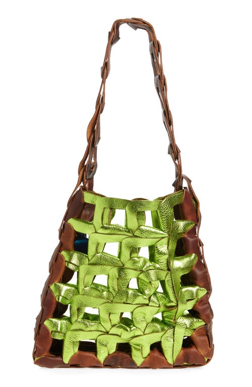 SC103 Links Leather Shoulder Bag in Halcyon at Nordstrom