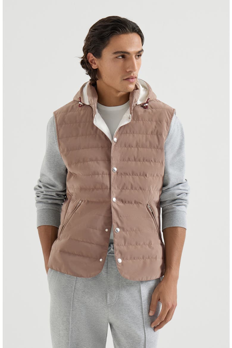 Down vest, Main, color, Hazelnut