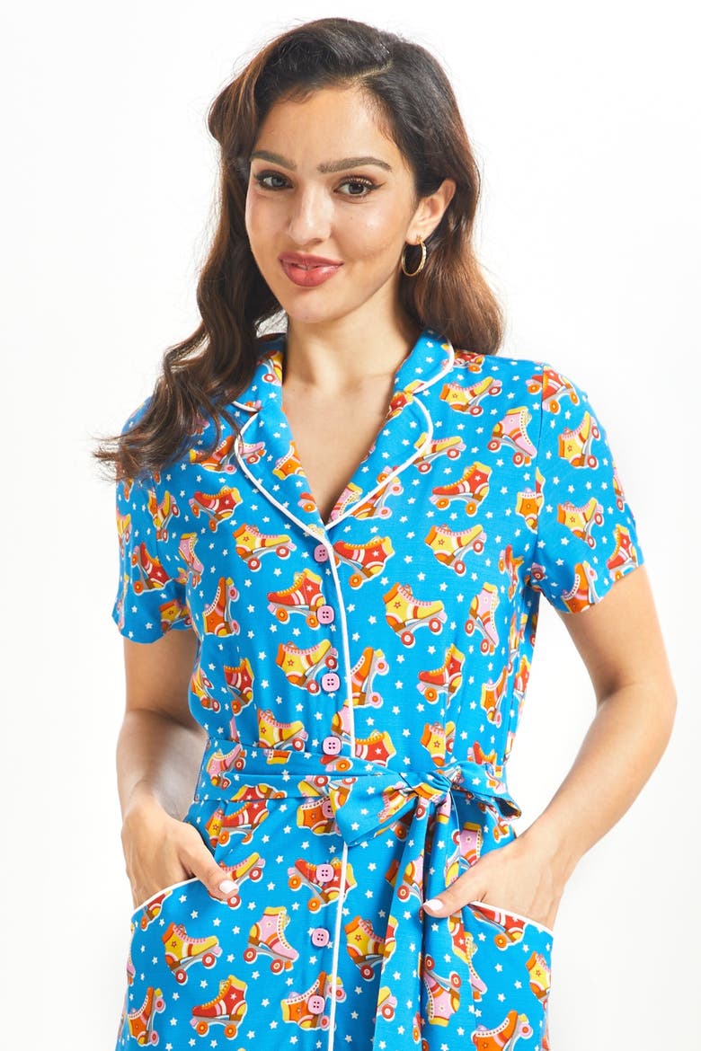Going Out and About Shirt Dress, Alternate, color, Roll With It