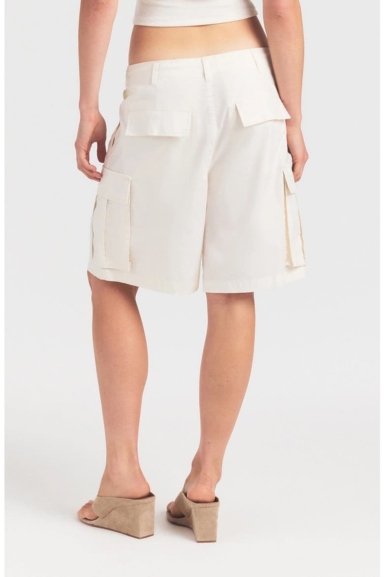 Swiss Cotton Cargo Shorts, Alternate, color, EGRET