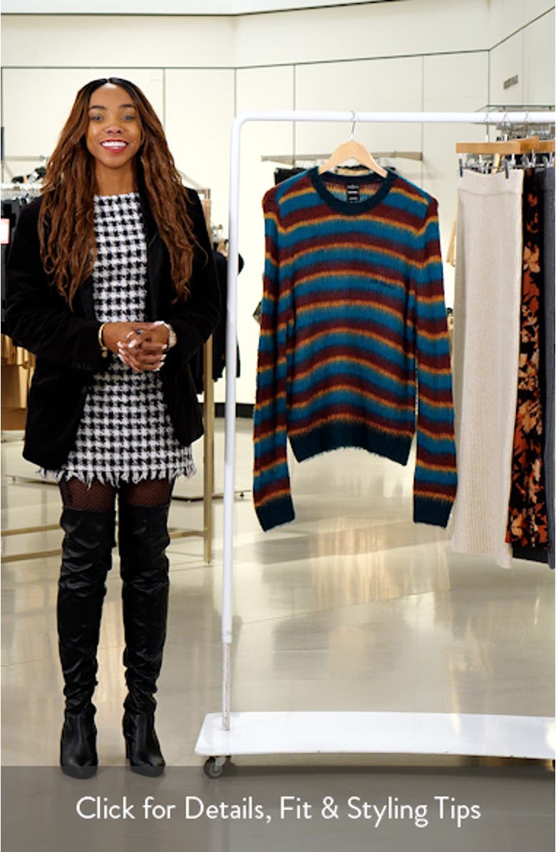 Fluffy Stripe Sweater, sales video thumbnail