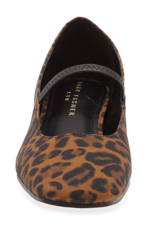 Marc Fisher Ltd Urella Mary Jane Flat In Animal Print