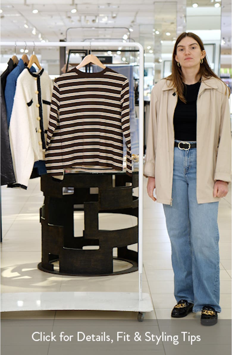 Stripe Long Sleeve T-Shirt, sales video thumbnail