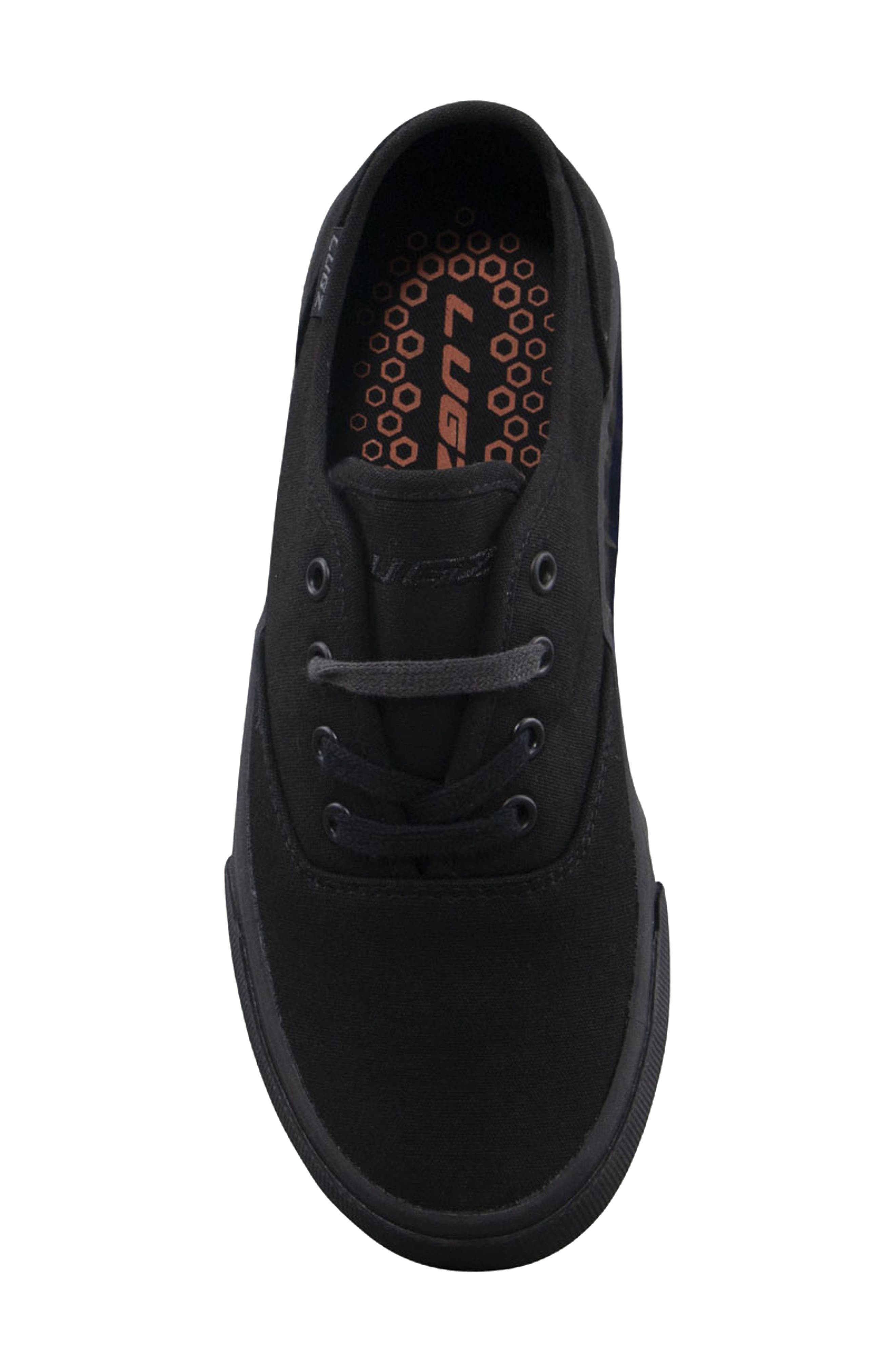 LUGZ Lear Lace-Up Sneaker, Alternate, color, Black