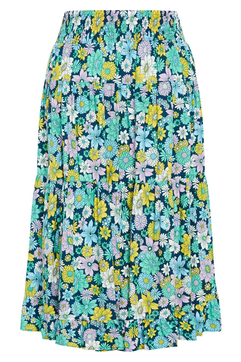 Bianca Smocked Waist Maxi Skirt, Alternate, color, HIPPIE CHIC