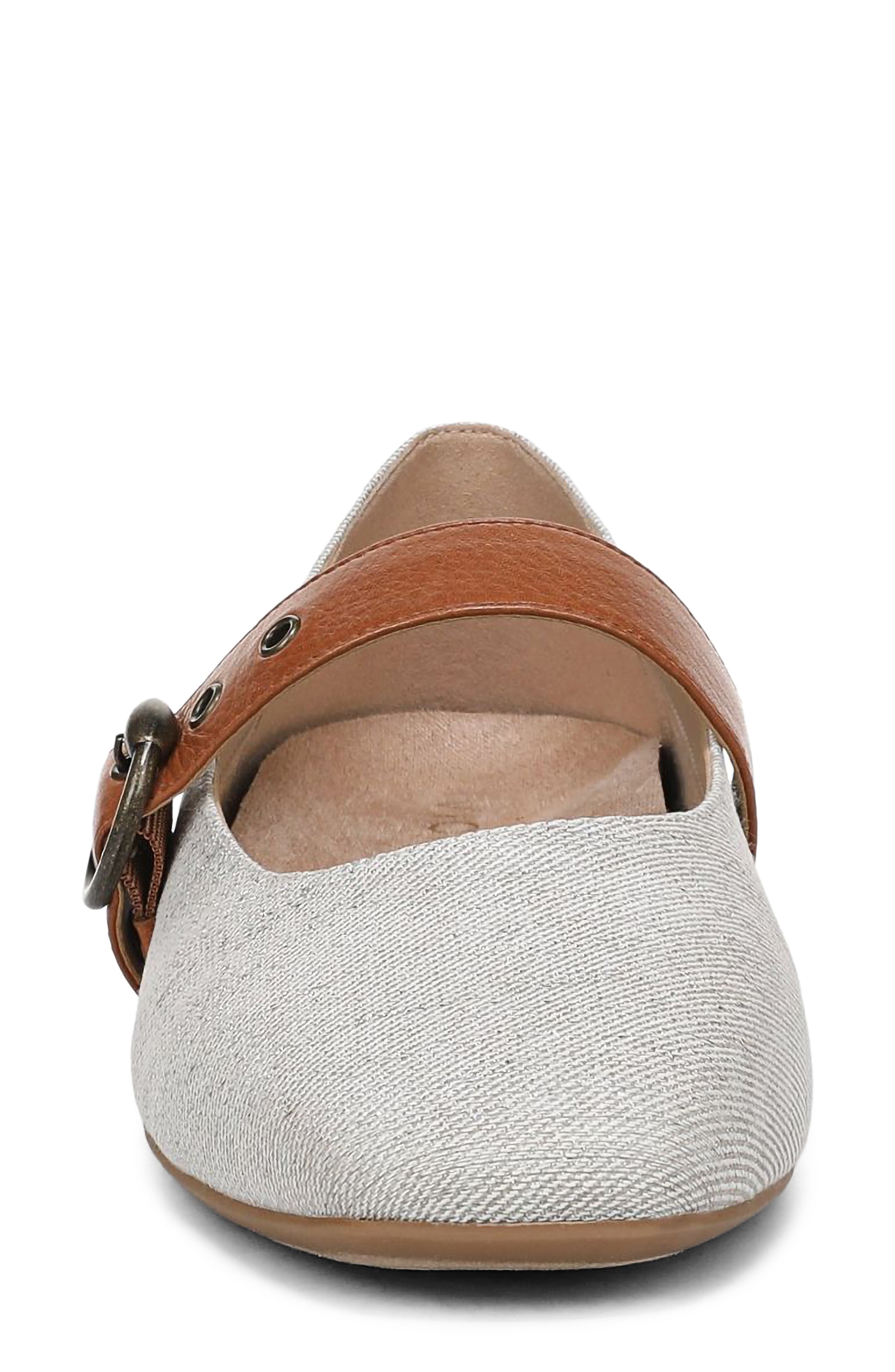 Hattie Mary Jane Flat, Alternate, color, NATURAL/ GOLD