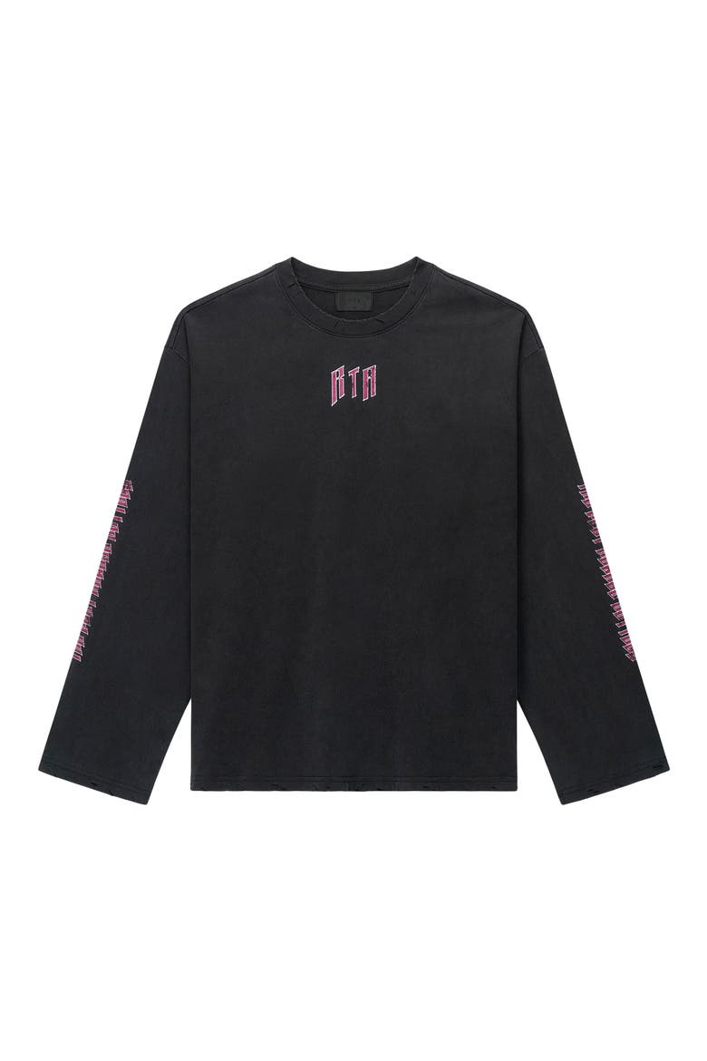 Marceau Oversize Graphic T-Shirt, Main, color, BLACK SCENERY