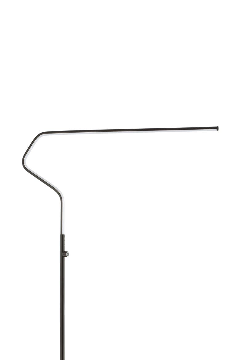 Julian 65.25" Integrated LED Metal Floor Lamp, Alternate, color, Black