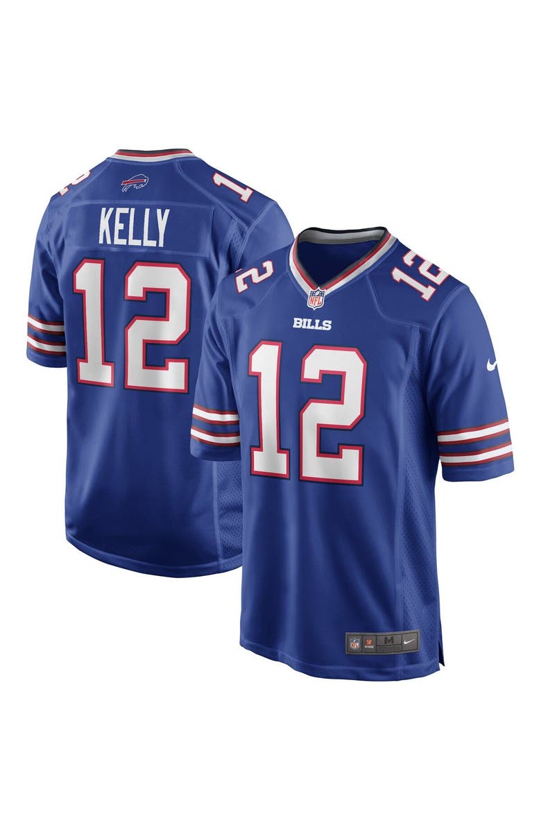 Nike Men's Nike Jim Kelly Royal Buffalo Bills Game Retired Player Jersey, Main, color, 
