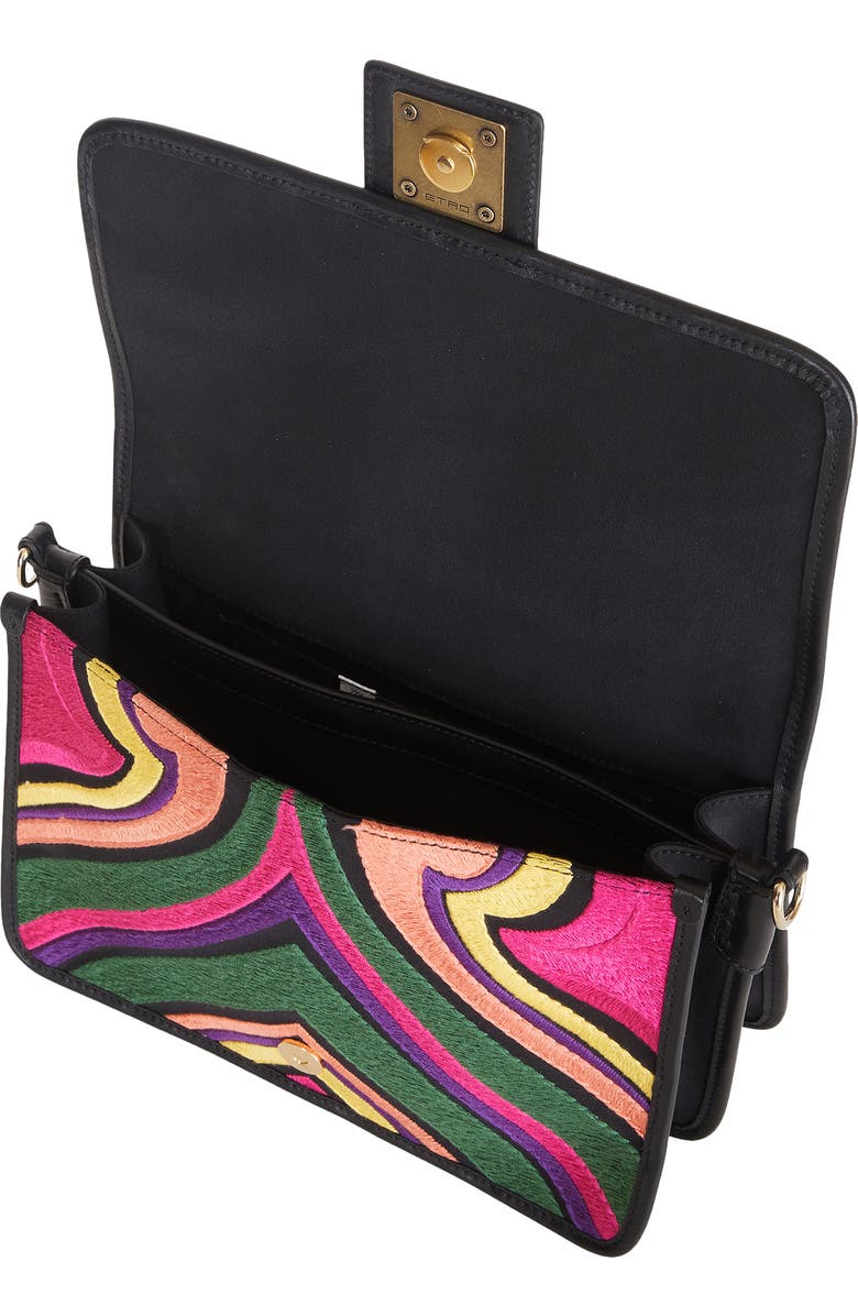 Etro Embroidered Shoulder Bag, Alternate, color,