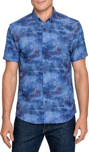 Brooklyn Brigade Textured Woven Short Sleeve Basic