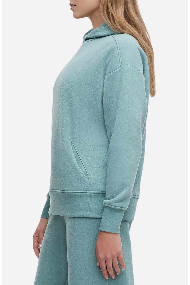 Andie Oversize Fleece Hoodie, Alternate, color, OIL BLUE