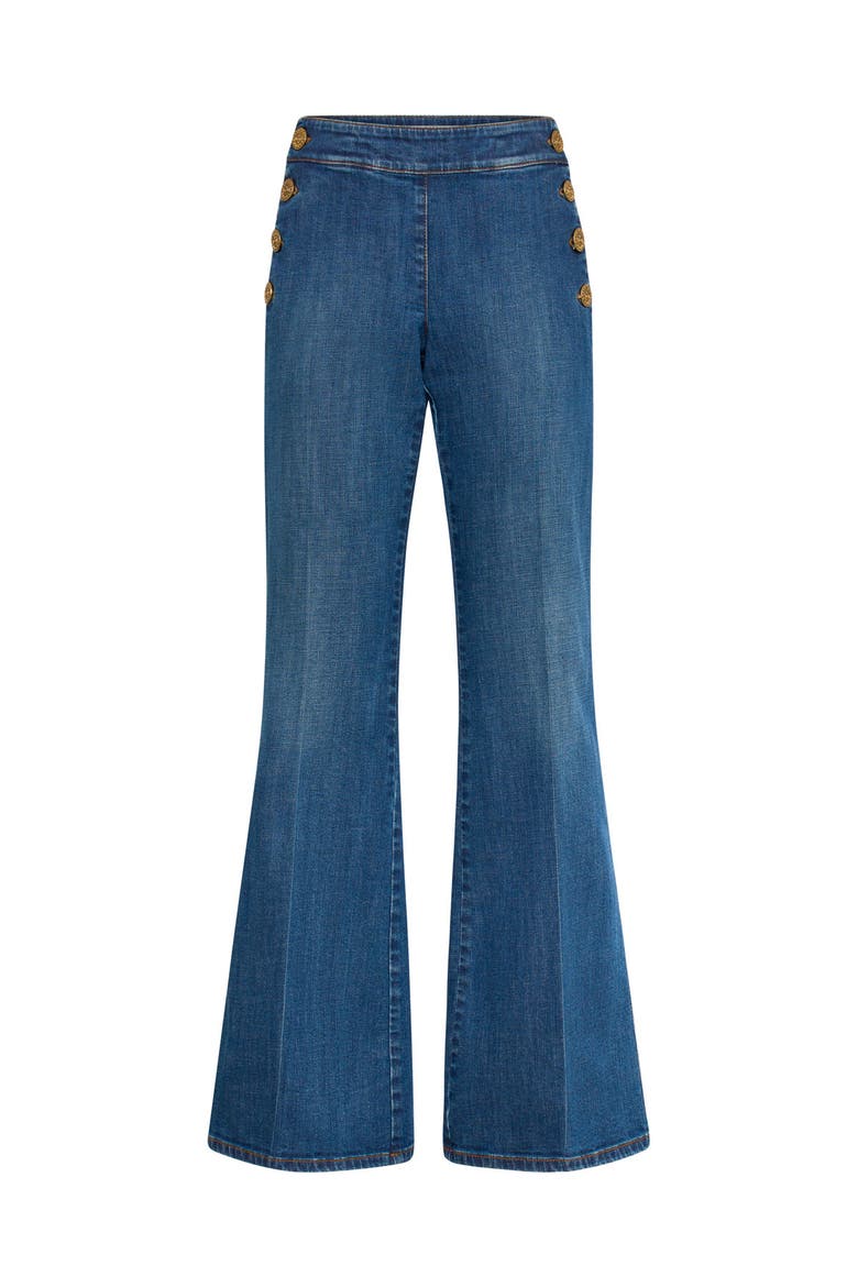 Sailor Jeans With Bootcut, Main, color, Blue