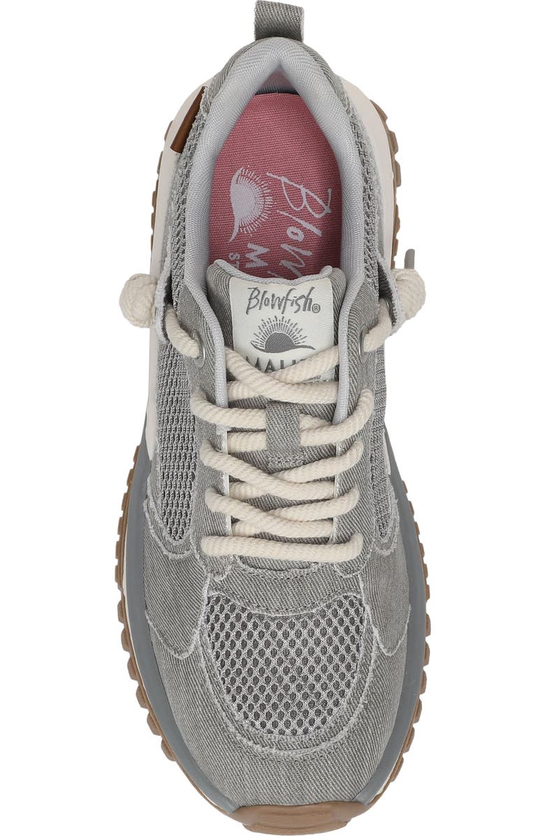 Blowfish Malibu Leotina Trainer Sneaker, Alternate, color, Marine Grey Canvas