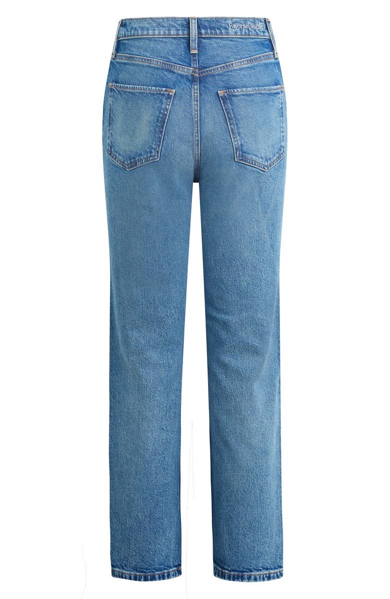 Favorite Daughter The Valentina Super High Waist Ankle Straight Leg Jeans, Alternate, color, Maui