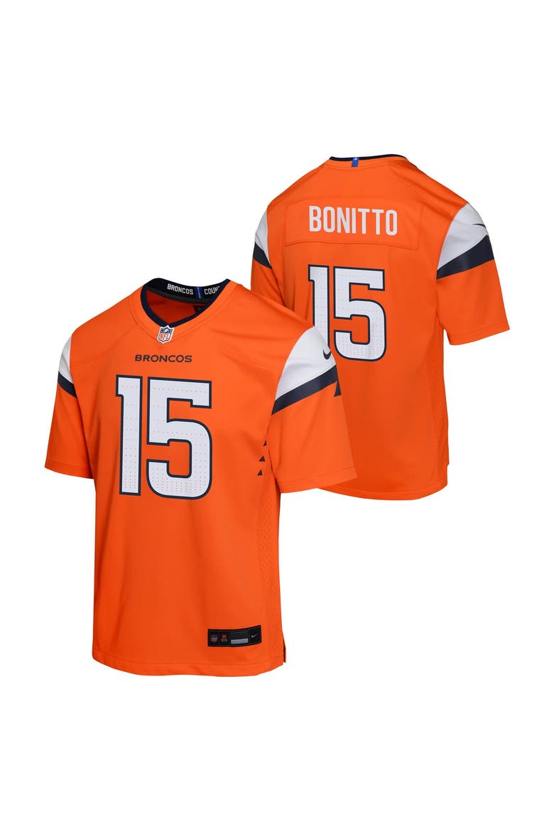 Youth Nike Nik Bonitto Orange Denver Broncos Alternate Game Jersey, Main, color, Orange