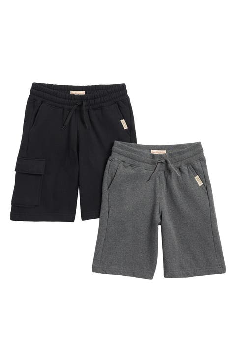 Kids' 2-Pack Fleece Shorts (Big Kid)