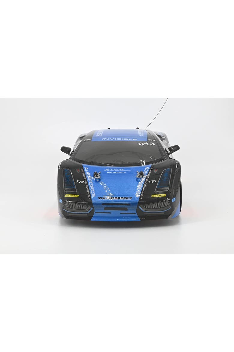 Racing Car RC, Blue Design, Alternate, color, Multicolored