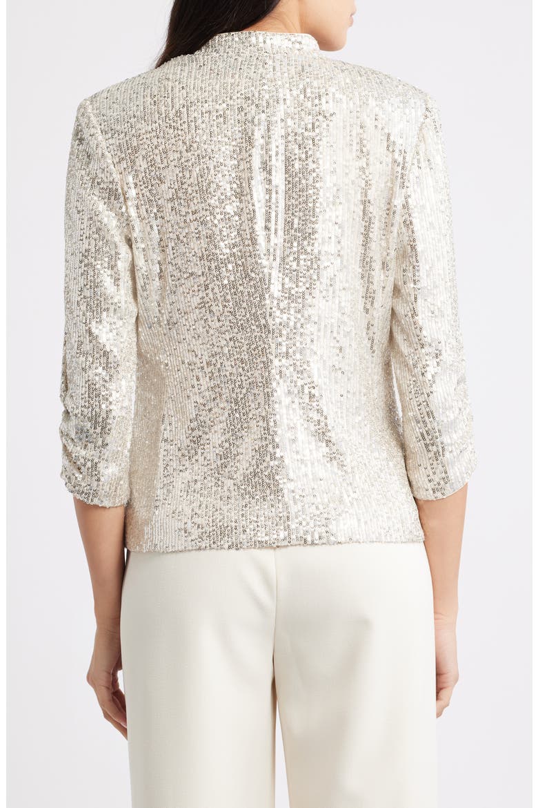 Sequin Blazer, Alternate, color, SILVER