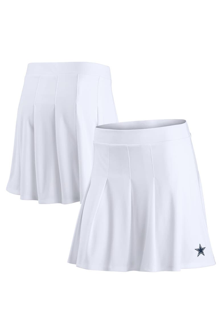 Women's Fanatics White Dallas Cowboys Primary Logo Tennis Skort, Main, color, White