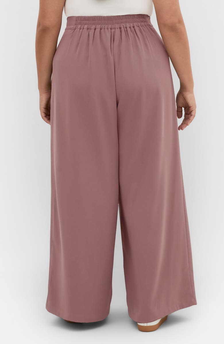 City Chic Abbie Wide Leg Pants, Alternate, color, Cinnamon
