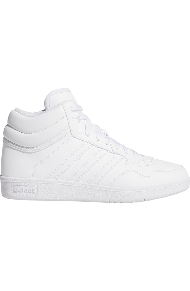 adidas Hoops 4.0 Mid Sportswear Basketball Sneaker, Alternate, color, White/ White/ Black