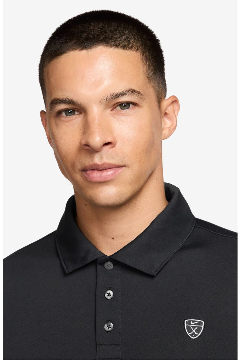 Dri-FIT Par 5 Golf Polo, Alternate, color, BLACK/ WHITE