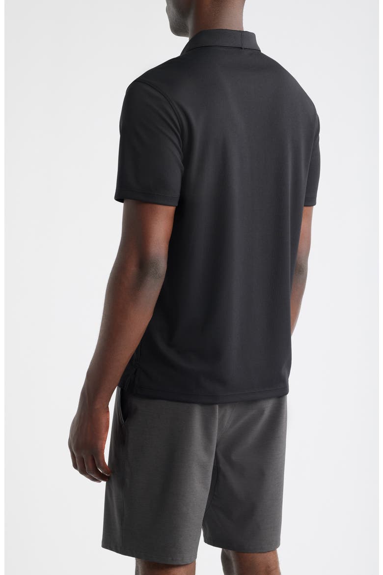 Pitch Piqué Polo, Alternate, color, BLACK CAVIAR