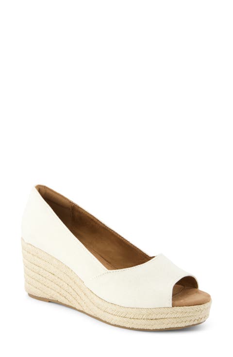 Rania Peep Toe Wedge Pump (Women)