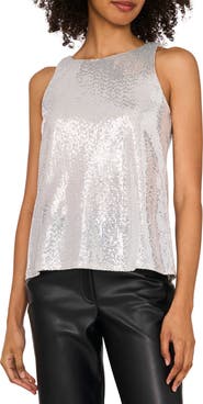 Vince Camuto Sequin Sleeveless Top