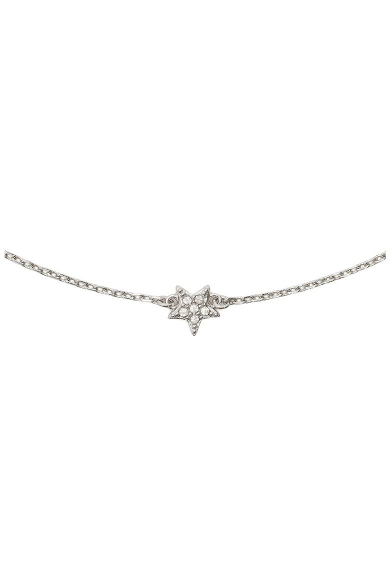 you're a gem mini star pavé bracelet, Alternate, color, CLEAR/ SILVER
