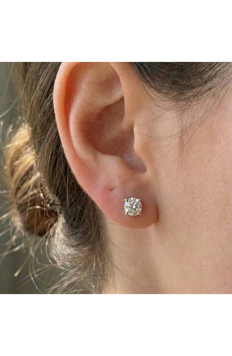 Bliss Diamond 1 1/2ct Lab Grown Diamond Studs 14k Gold Earrings, Alternate, color, 14K White Gold