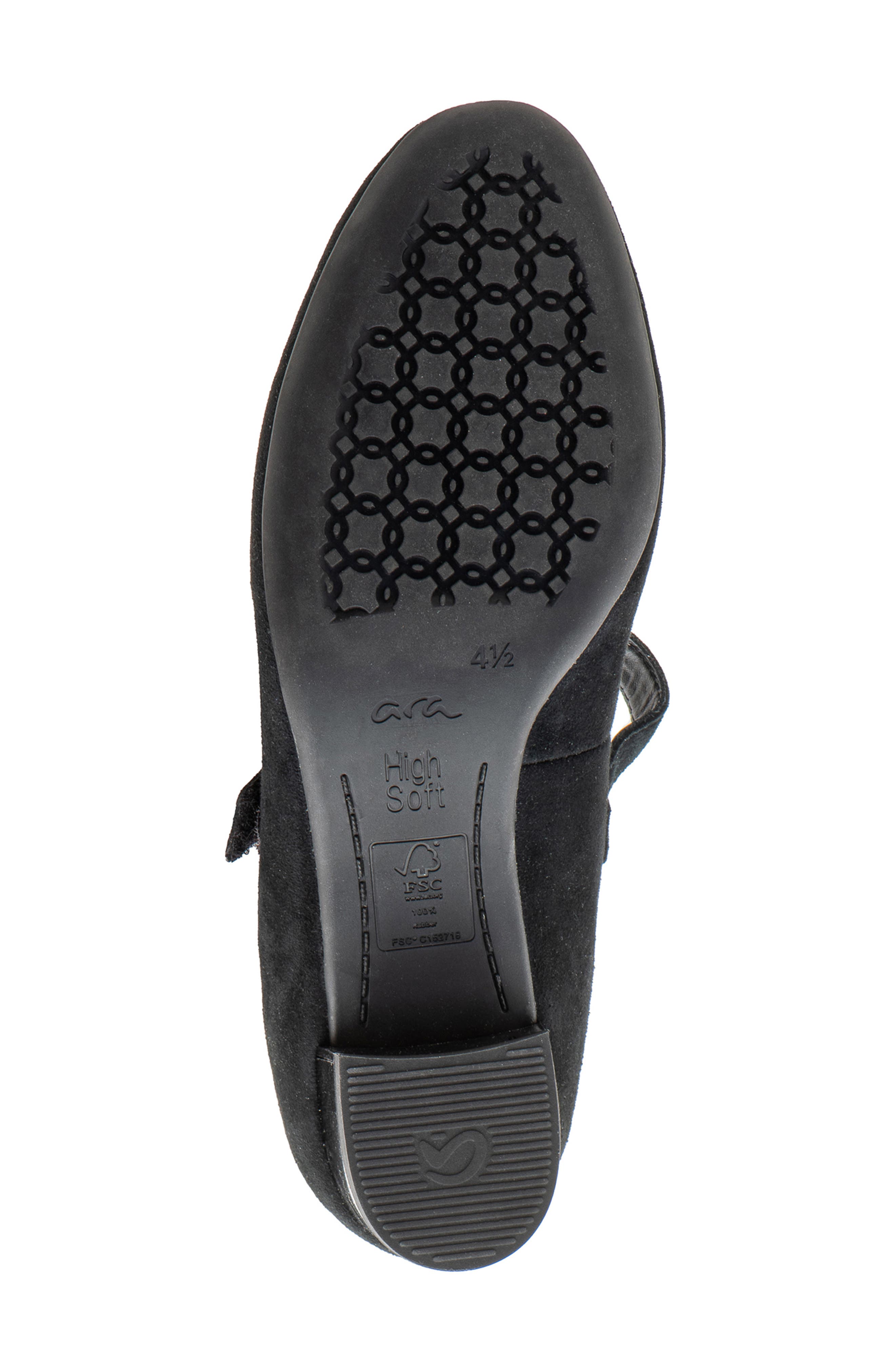 ara Novelle Mary Jane Pump, Alternate, color, Black