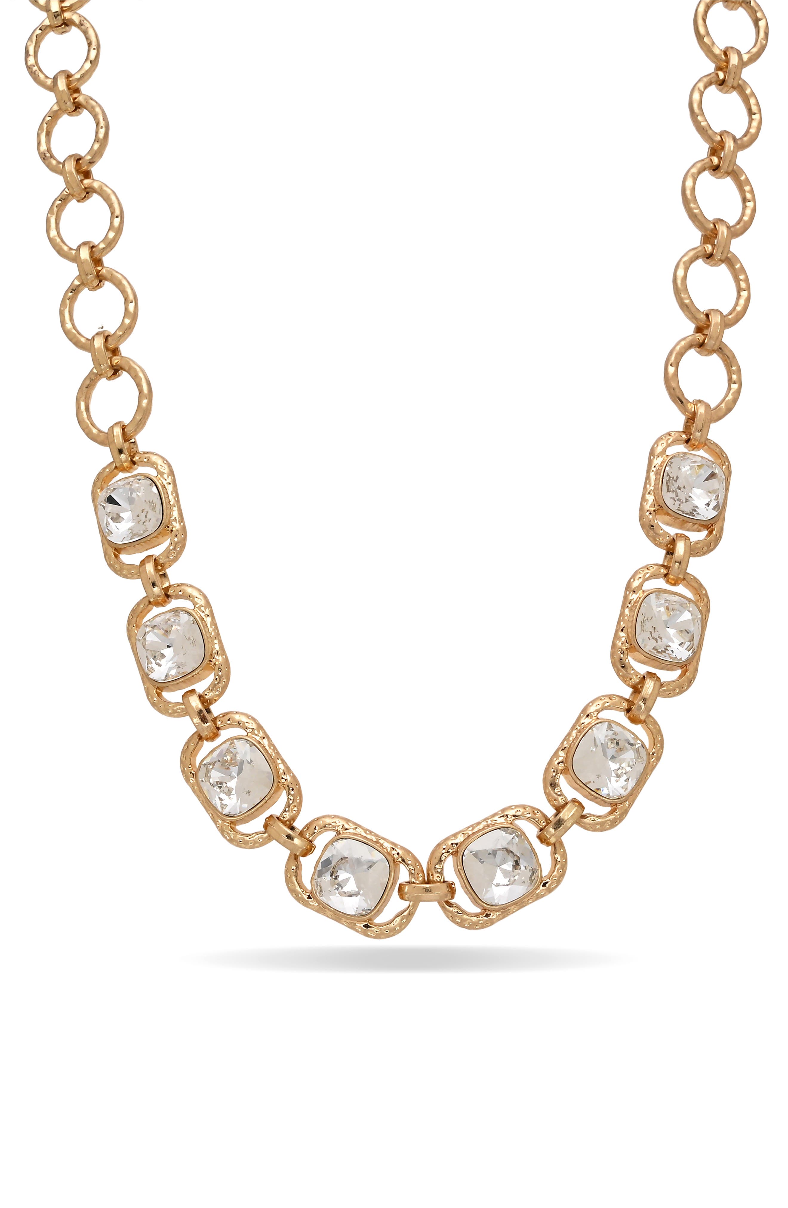 Heirloom Crystal Collar Necklace