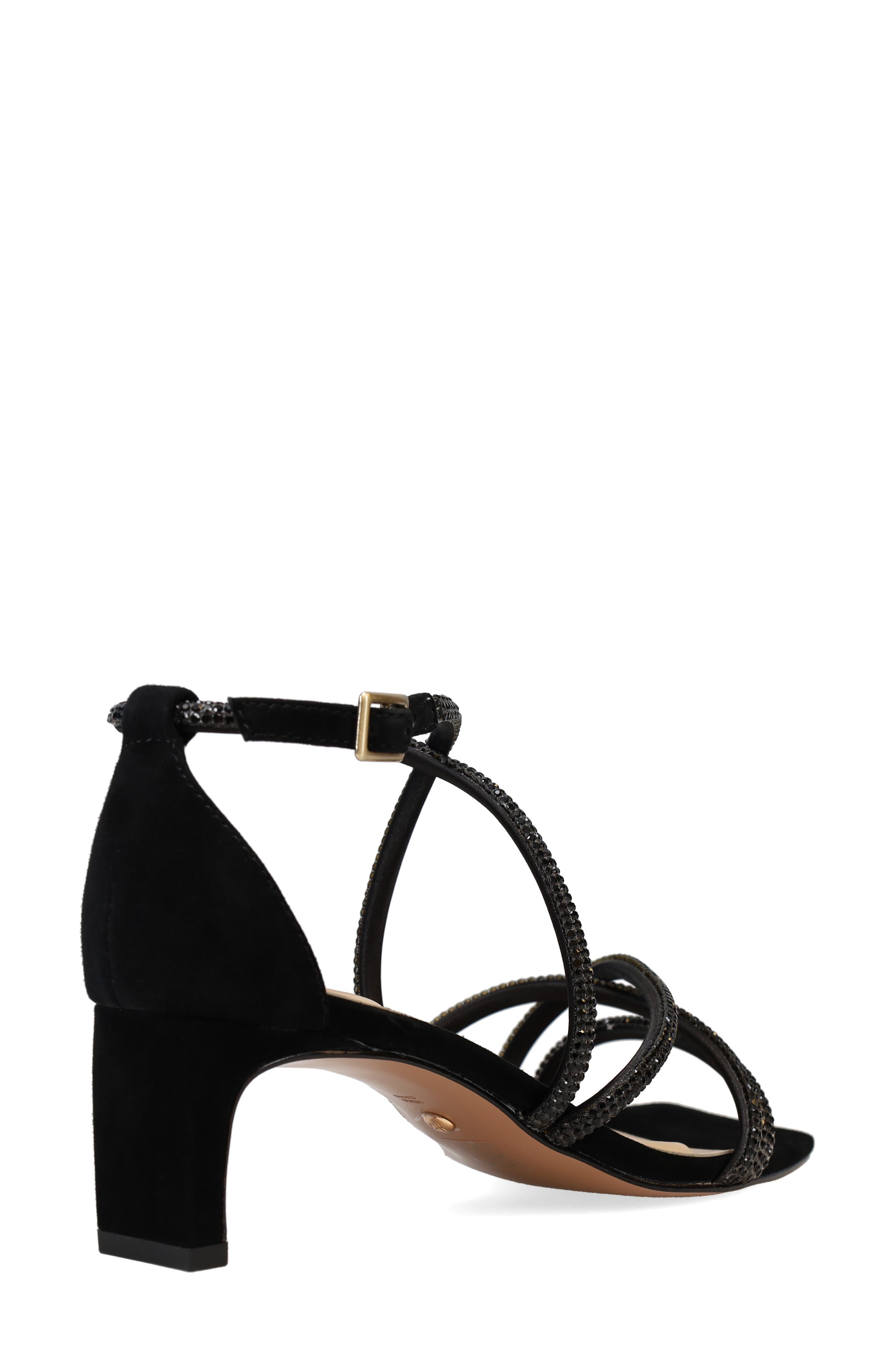 Pelle Moda Teena Ankle Strap Sandal, Alternate, color, Black