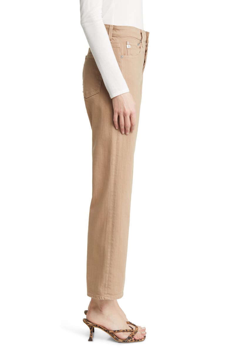 AG Kinsley High Waist Wide Leg Jeans, Alternate, color, Almond Biscotti