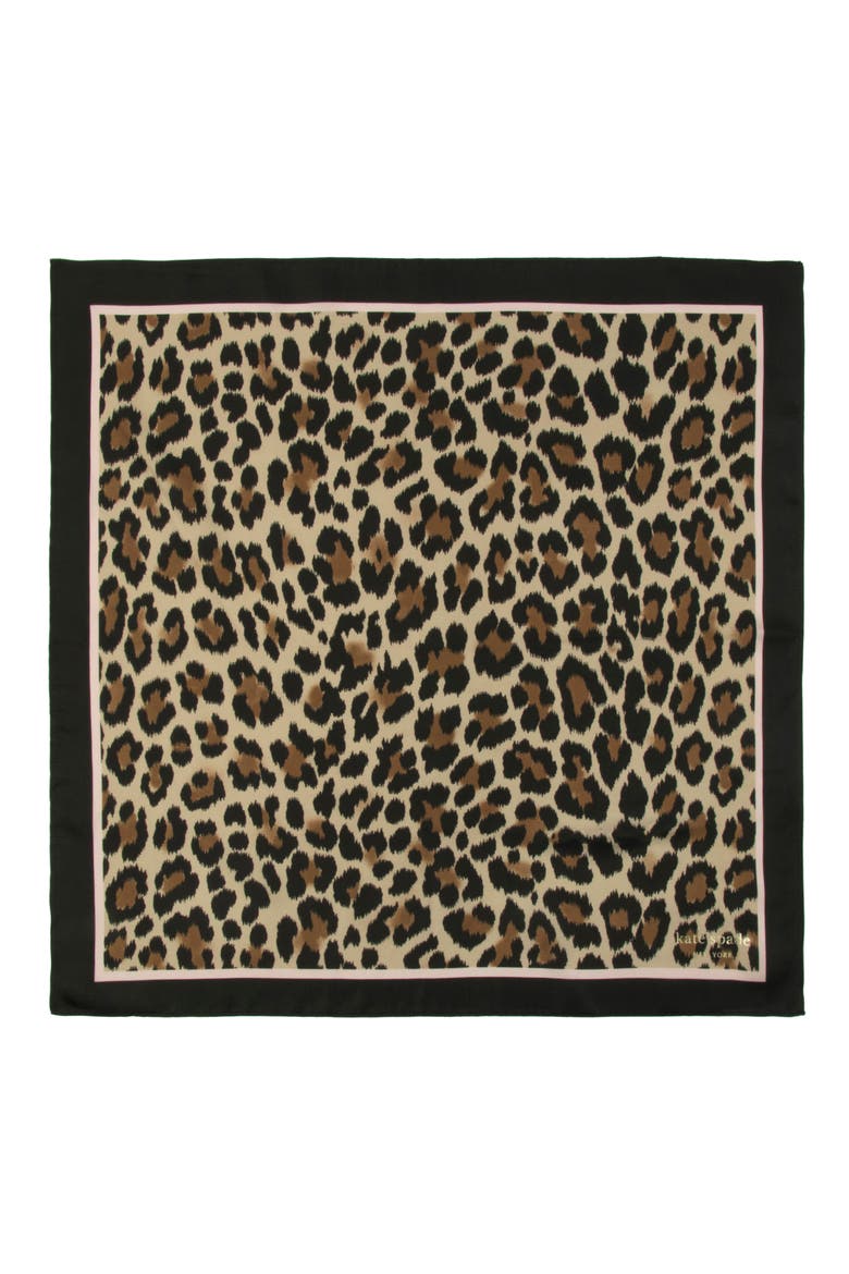 square silk bandana, Alternate, color, ROASTED PEANUT