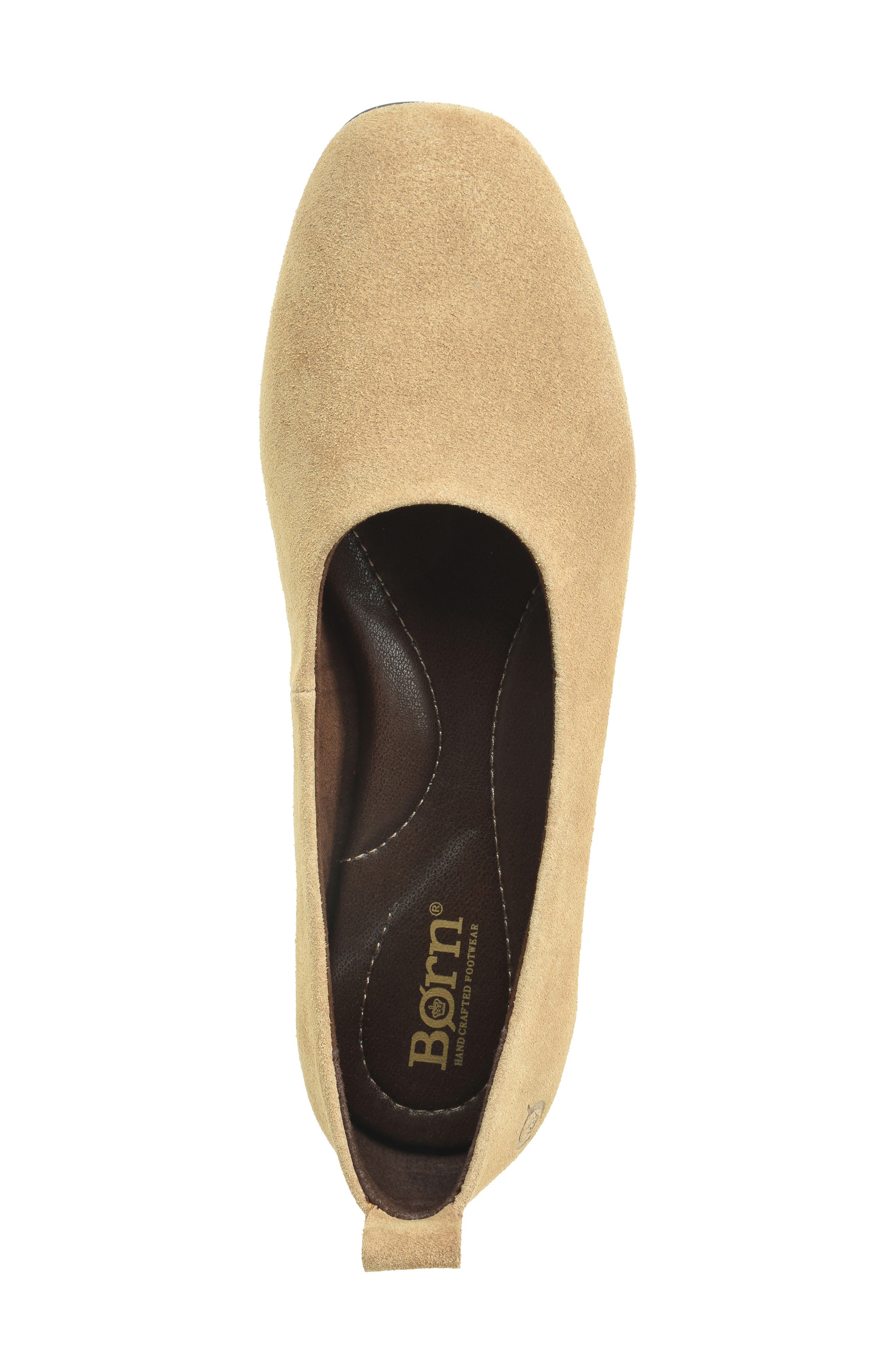 Boca Flat, Alternate, color, NATURAL SUEDE