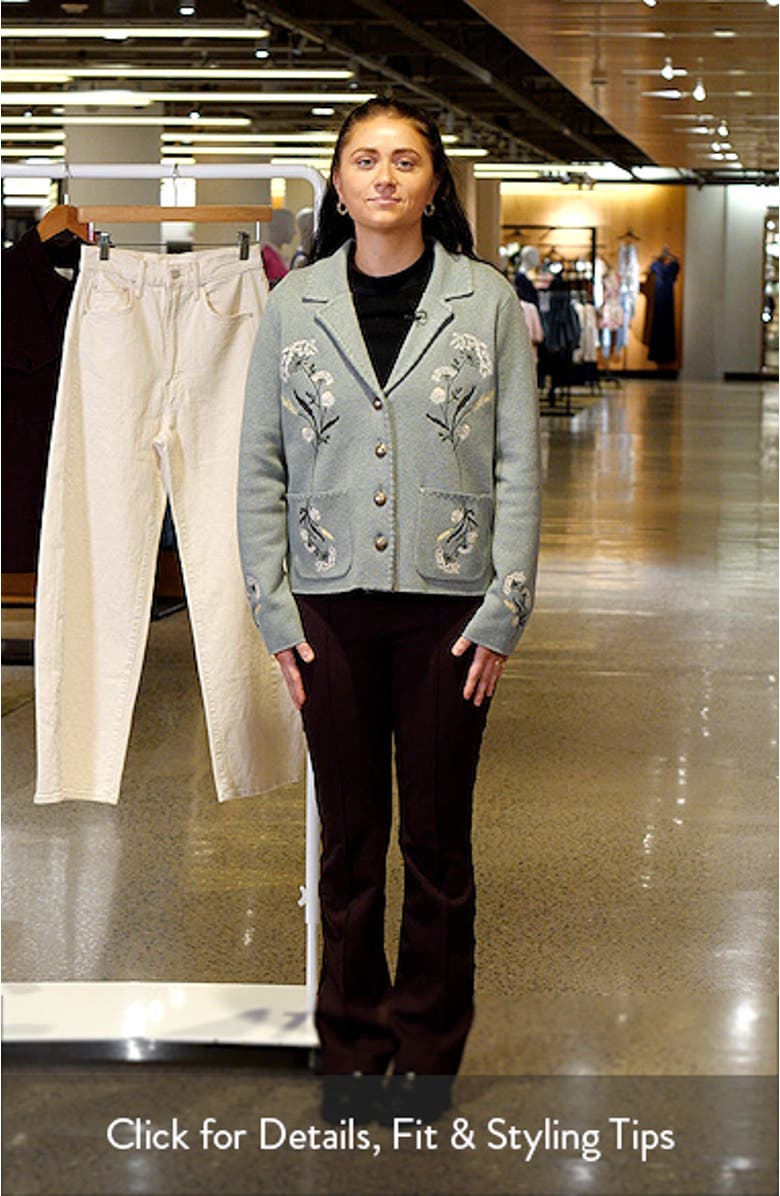 Souvenir Floral Button Front Cardigan, sales video thumbnail