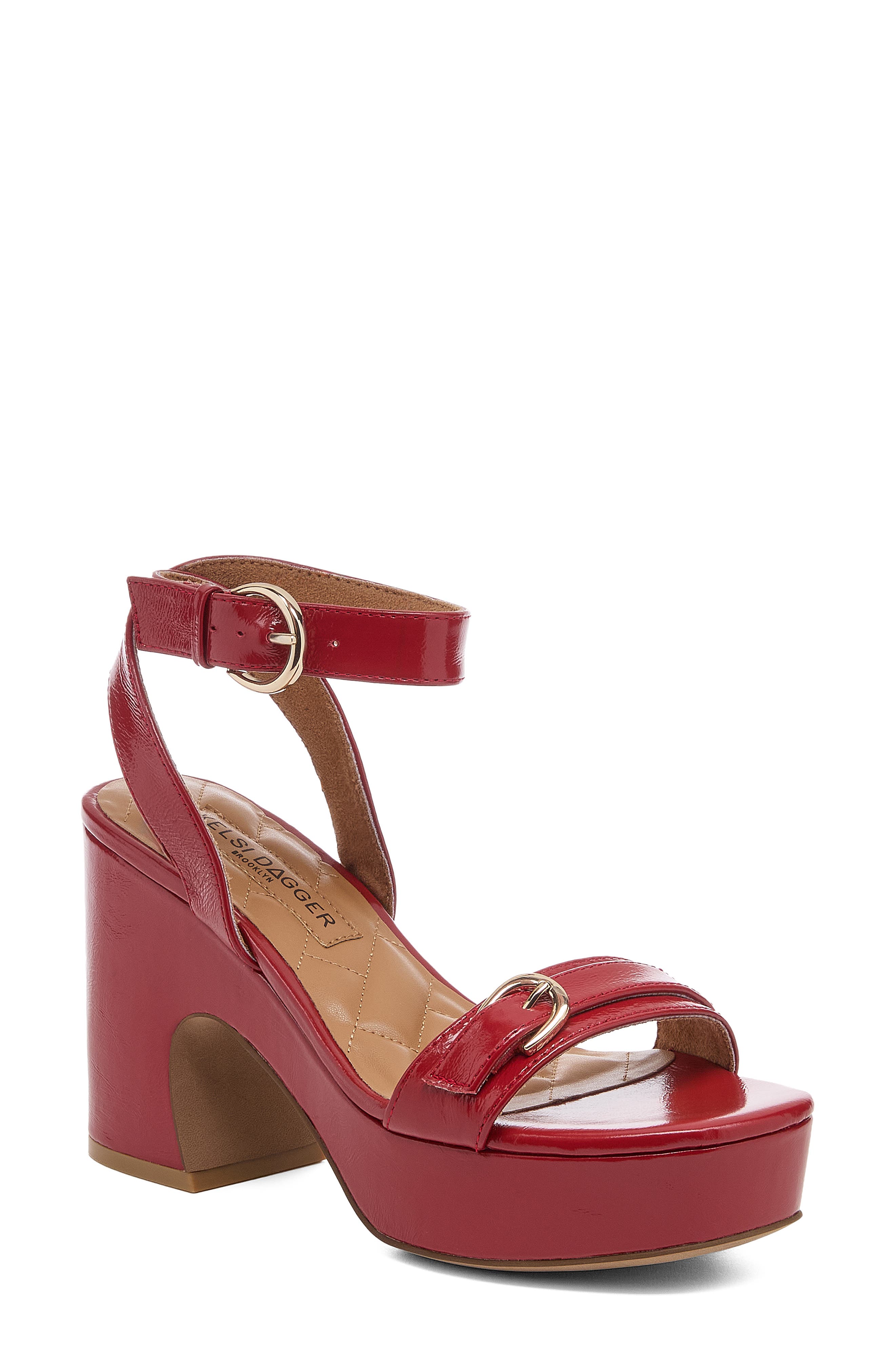 Wendy Ankle Strap Platform Sandal, Main, color, CRIMSON