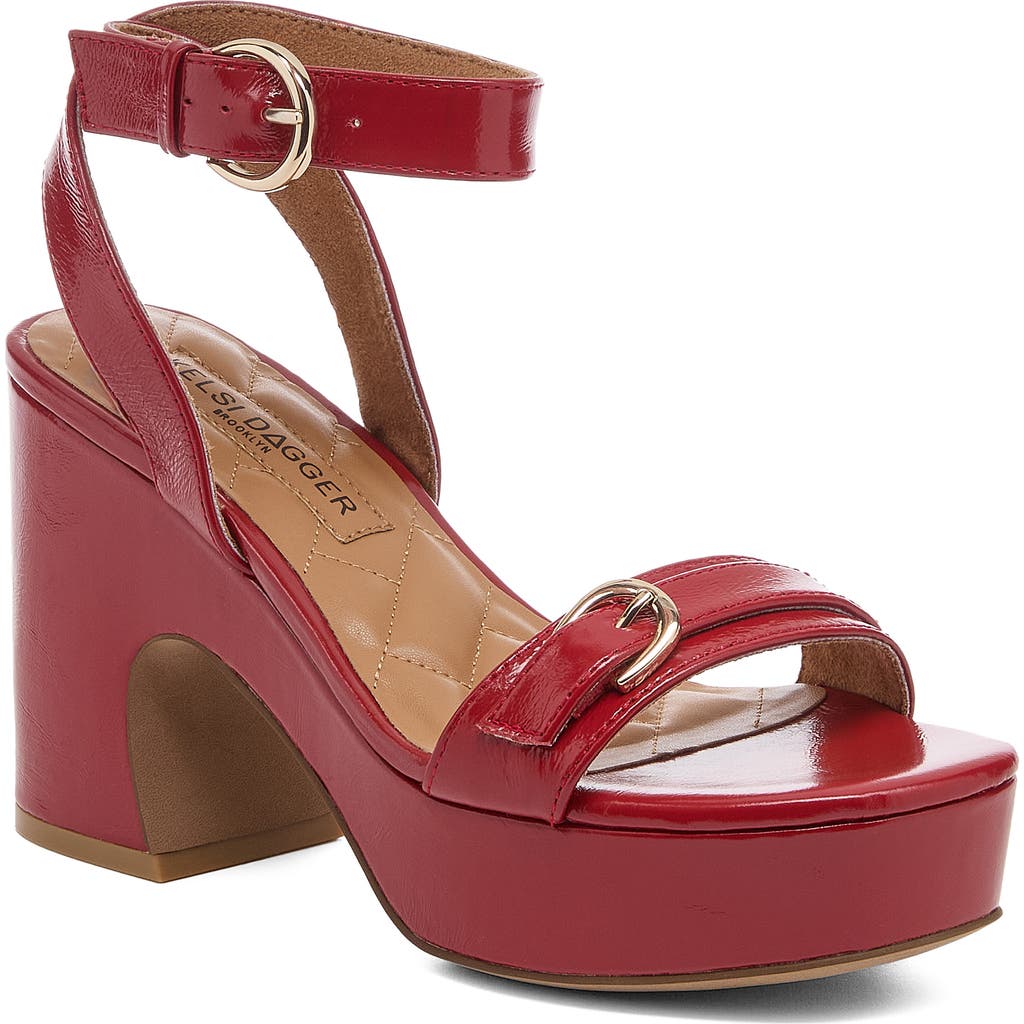 Kelsi Dagger Brooklyn Wendy Ankle Strap Platform Sandal In Multi